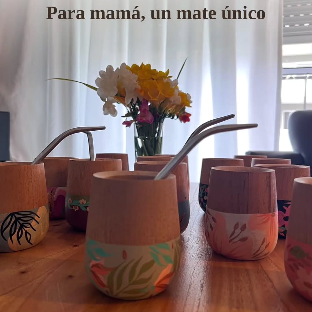 Mate pintado a mano